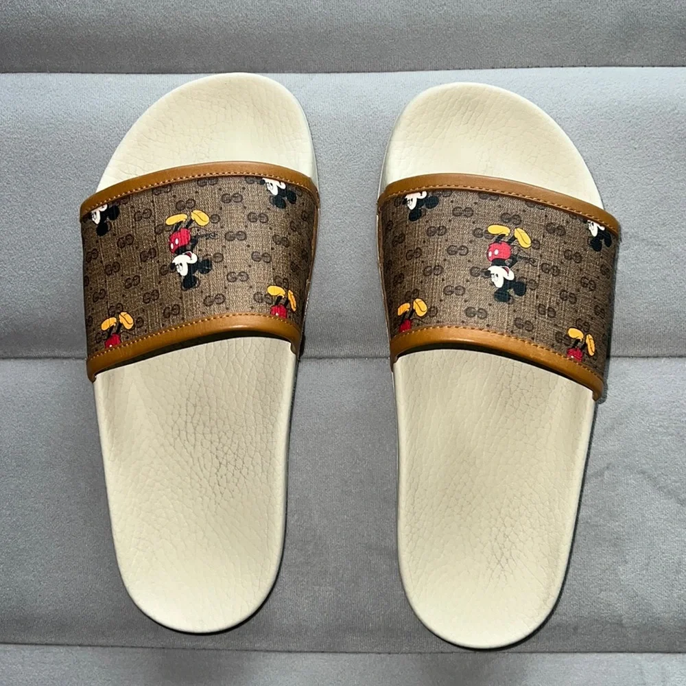 Gucci | Shoes | Gucci X Disney Mickey Mouse Slides | Poshmark